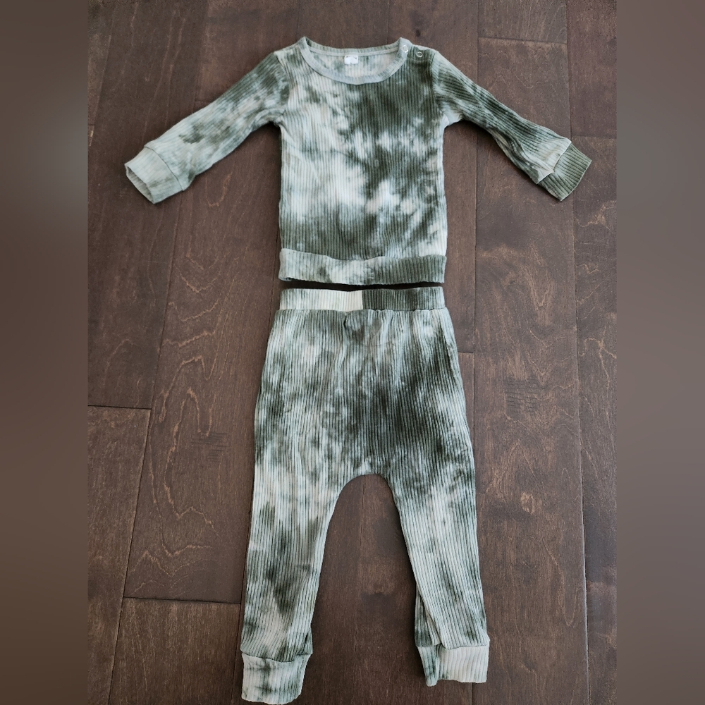 2t baby boy tie dye‎ matching set